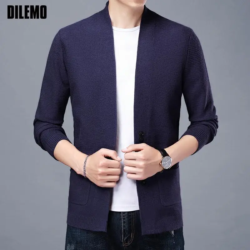 Top Quality New Brand Fashion Street Knit Cardigans Sweater Korean Style Men Casual Trendy Coats Jacket Autum Winter Men Clothes
Top Quality New Brand Fashion Street Knit Cardigans Sweater Korean Style Men Casual Trendy Coats Jacket Autum Winter Men Clothes