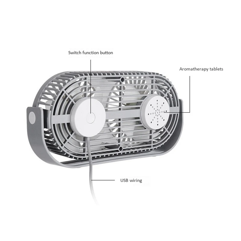 Desk Fan Dual Fan with Aromatherapy Three Speed Night Lamp USB Fan Desktop Air Cooling for Office Home
Desk Fan Dual Fan with Aromatherapy Three Speed Night Lamp USB Fan Desktop Air Cooling for Office Home