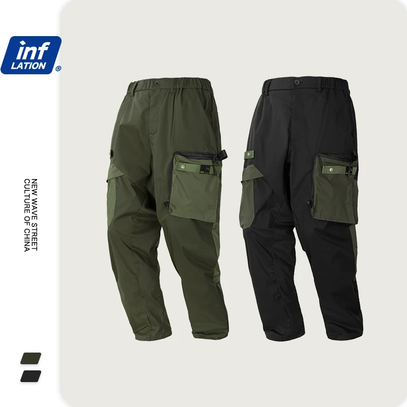 INFLATION Darkly Techwear Men Joggers Pants Multi-pocket Elastic Waist Harem Pants In Multi-pocket Men Streetwear Techwear 
INFLATION Darkly Techwear Men Joggers Pants Multi-pocket Elastic Waist Harem Pants In Multi-pocket Men Streetwear Techwear