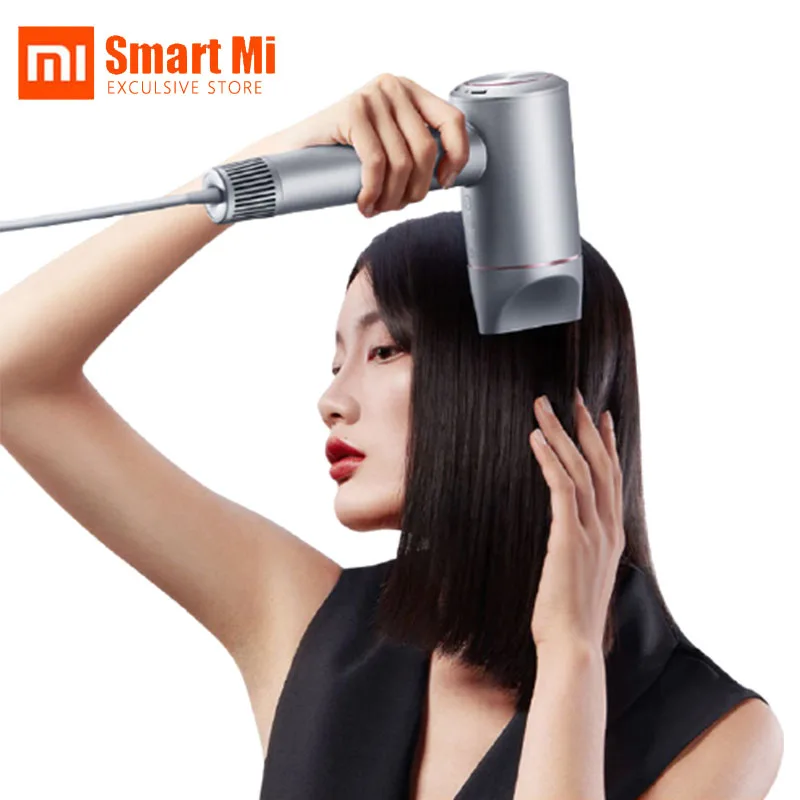 

Xiaomi Mijia Hair Dryer H900 1000W Class Negative Ion Hair Care 60m/S Ultra High Wind Speed 50 Times/S Smart Temperature Control