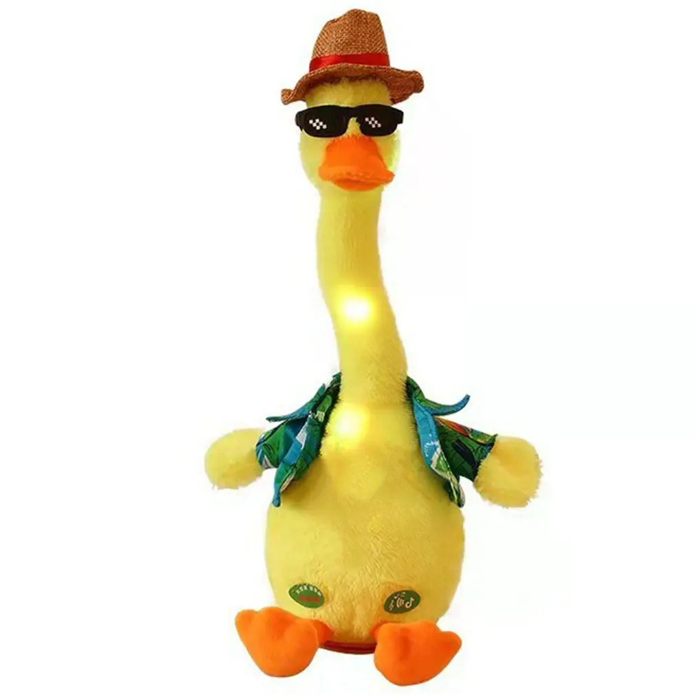 Electric Dancing Duck Plush Toys Shake Funny Early Education Toy Singing Duck Toys Creative Gifts For Chlidren And Adult
Electric Dancing Duck Plush Toys Shake Funny Early Education Toy Singing Duck Toys Creative Gifts For Chlidren And Adult