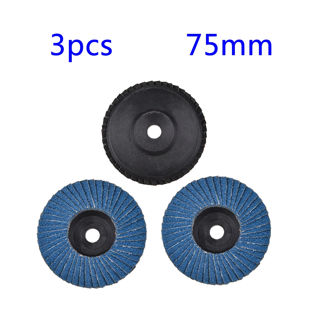 3 Inch 75mm Grinding Wheels Flap Discs Angle Grinder Sanding Disc 80 Grit Wood Abrasive Tool DIY Metalworking 3pcs
3 Inch 75mm Grinding Wheels Flap Discs Angle Grinder Sanding Disc 80 Grit Wood Abrasive Tool DIY Metalworking 3pcs
