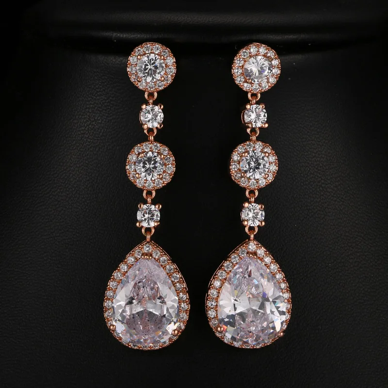 2020 New Trendy Round Women Dangle Earrings Retro Elegant Zircon Wedding Drop Earrings Gift Accessories Elegant Jewelry
2020 New Trendy Round Women Dangle Earrings Retro Elegant Zircon Wedding Drop Earrings Gift Accessories Elegant Jewelry