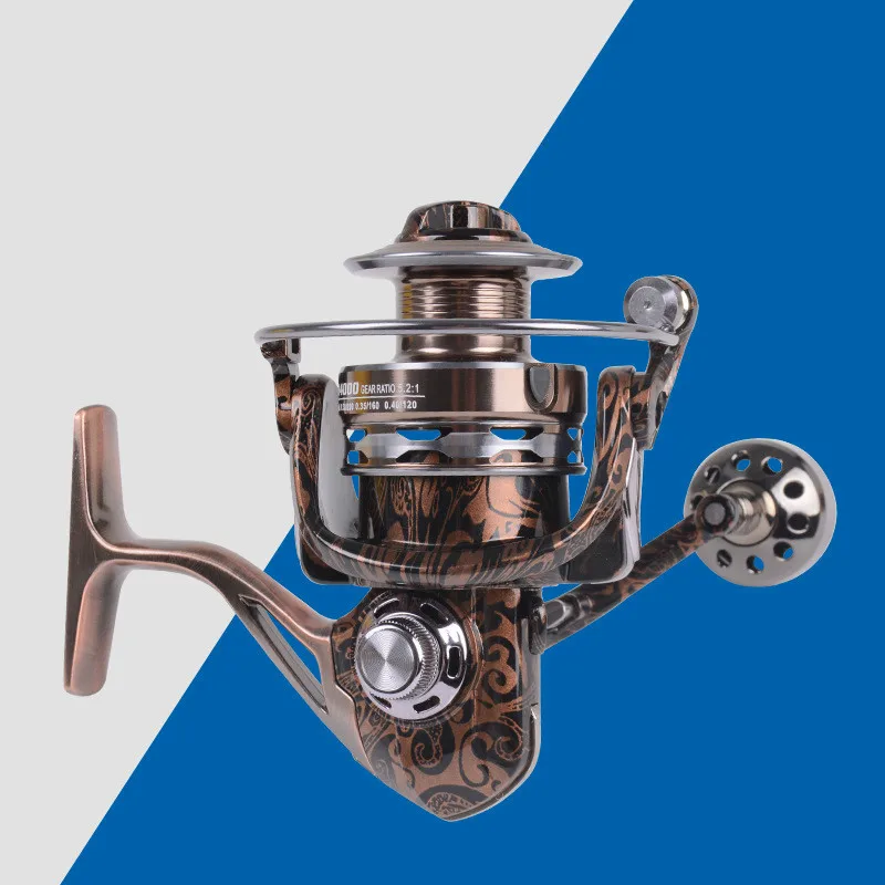 Saltwater Fishing Reels Metal Spinning Reels HM2000-7000 Series 12+1 BB 5.2:1/4.9:1 Aluminum Hand Carp Ocean Boat Fishing Wheel
Saltwater Fishing Reels Metal Spinning Reels HM2000-7000 Series 12+1 BB 5.2:1/4.9:1 Aluminum Hand Carp Ocean Boat Fishing Wheel