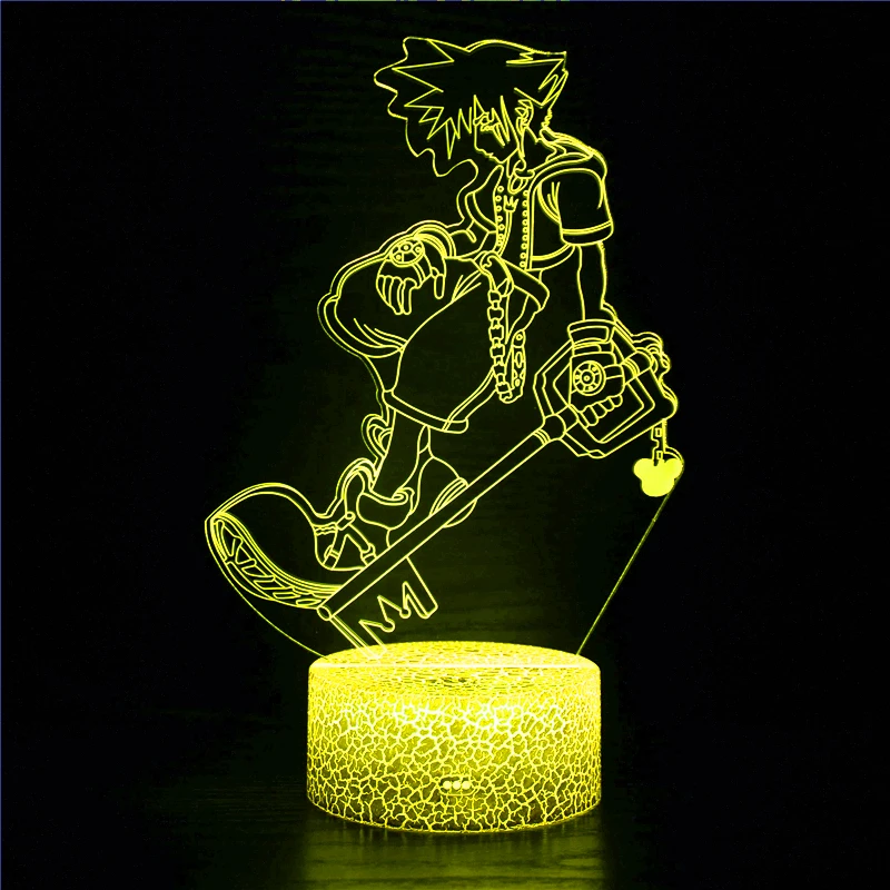 Japan Anime Kingdom Heart LED Night Light Touch Sensor Children's Room Gift Decoration Birthday Christmas Gift 3d Light
Japan Anime Kingdom Heart LED Night Light Touch Sensor Children's Room Gift Decoration Birthday Christmas Gift 3d Light