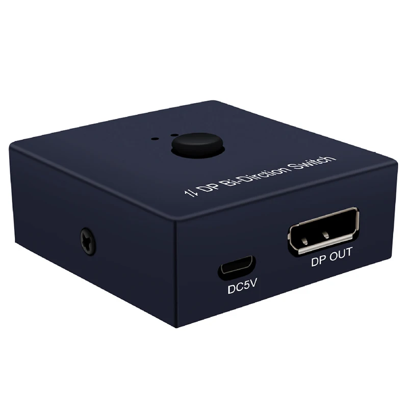Двунаправленный переключатель DP сплиттер Displayport 1x2/2x1 для двустороннего переключения между компьютером и монитором DP Kvm
Двунаправленный переключатель DP сплиттер Displayport 1x2/2x1 для двустороннего переключения между компьютером и монитором DP Kvm