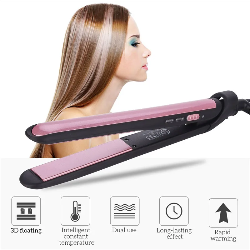 Mini Electric Hair Straightener Hair Curler Dual Use Styling Tool Ceramic Flat Iron Straightening Curling Hair Styler Travel 31
Mini Electric Hair Straightener Hair Curler Dual Use Styling Tool Ceramic Flat Iron Straightening Curling Hair Styler Travel 31
