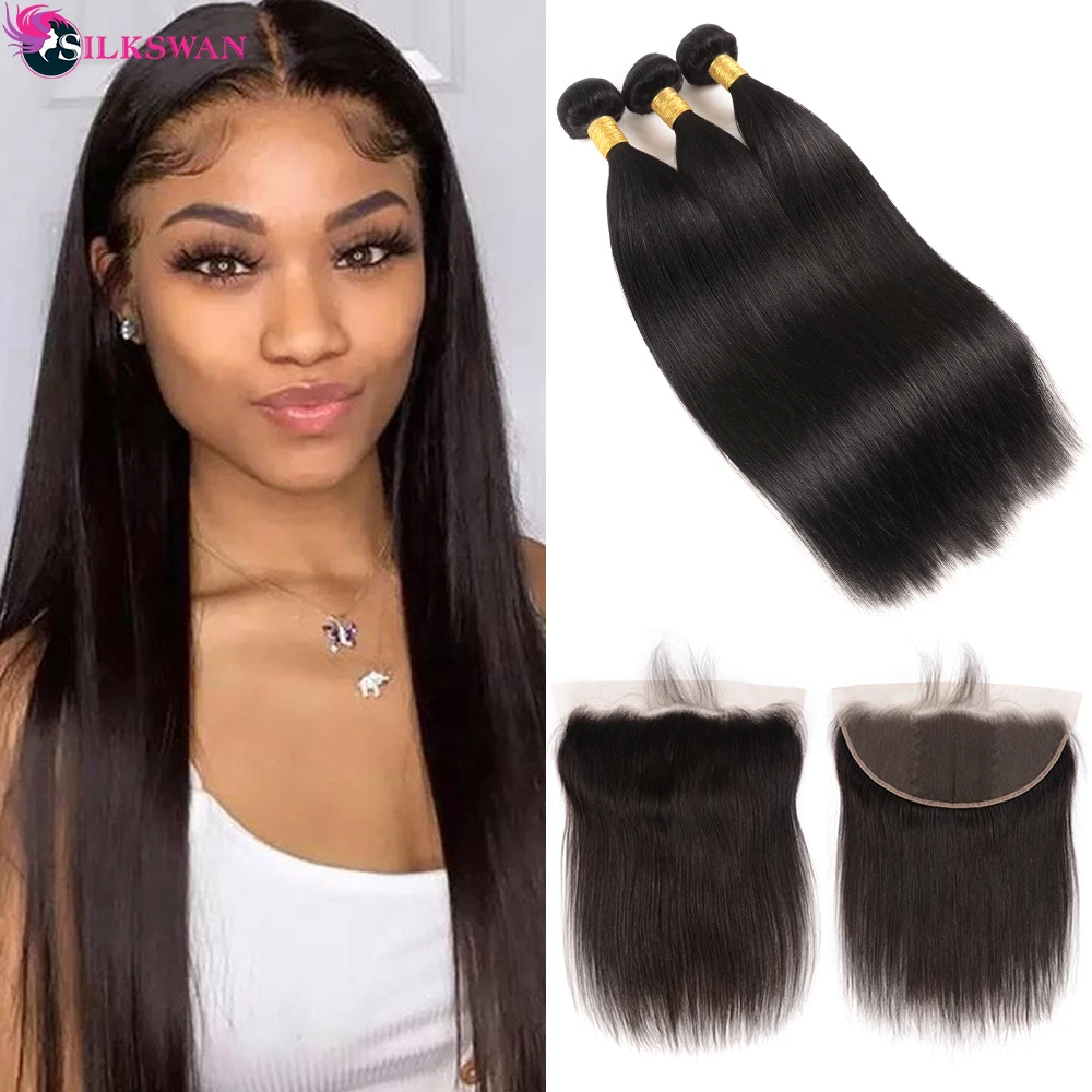 Silk Swan Bundles with Frontal Brazilian Straight Hair Bundles with Frontal Human Hair Bundles with Frontal for Black Women
Silk Swan Bundles with Frontal Brazilian Straight Hair Bundles with Frontal Human Hair Bundles with Frontal for Black Women