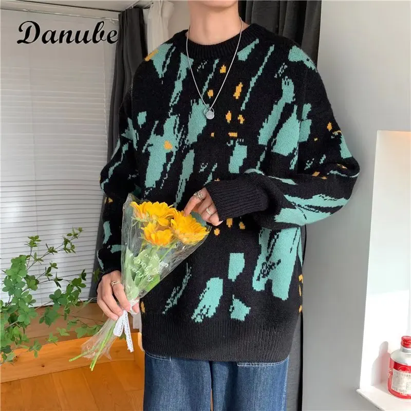 Vintage Stripes Knitted Sweater Men's Pullover Streetwear O-neck Long Sleeve Oversized Harajuku Jumper Female Korean Casual Tops
Vintage Stripes Knitted Sweater Men's Pullover Streetwear O-neck Long Sleeve Oversized Harajuku Jumper Female Korean Casual Tops