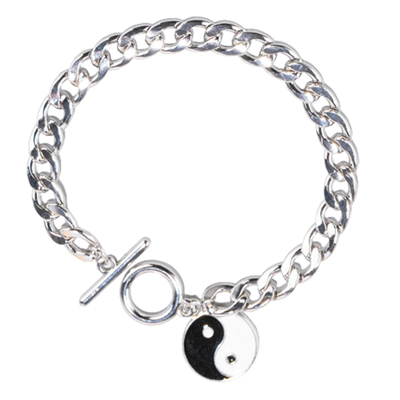 1 Pc Tai Chi Yin Yang Bracelet Alloy Pendant Adjustable Braid Chain Bracelet Necklace Matching Lover Bracelets Necklaces Jewelry
1 Pc Tai Chi Yin Yang Bracelet Alloy Pendant Adjustable Braid Chain Bracelet Necklace Matching Lover Bracelets Necklaces Jewelry