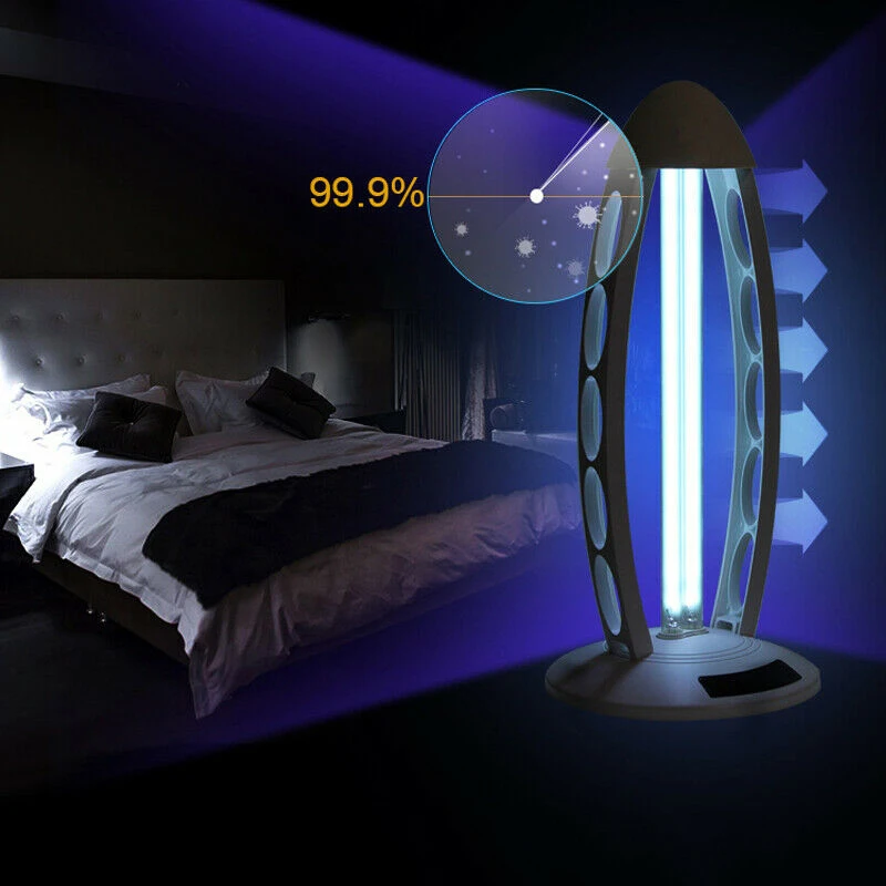 Quartz Remote UV Light Ultraviolet Lamp Control for Home Living Room Bedroom DC120
