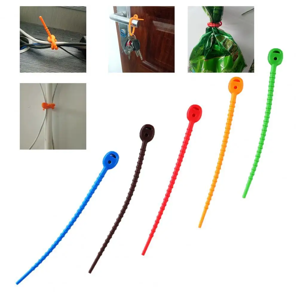 10Pcs Wire Zip Ties Fine Workmanship High Elasticity Heavy-duty Silicone Self-Locking Cable Organiser Ties for Home
10Pcs Wire Zip Ties Fine Workmanship High Elasticity Heavy-duty Silicone Self-Locking Cable Organiser Ties for Home