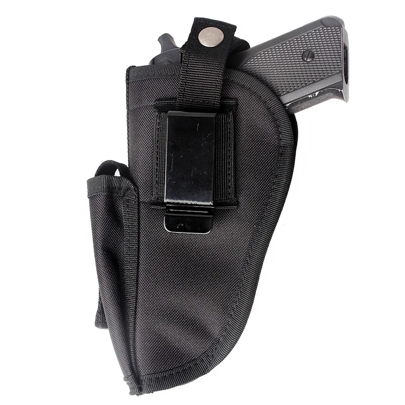 Outdoor Left Right Hand Universal Pistol Gun Holster Tactical Nylon Hidden Carry Belt Holster With Clip Hunting Equipment
Outdoor Left Right Hand Universal Pistol Gun Holster Tactical Nylon Hidden Carry Belt Holster With Clip Hunting Equipment