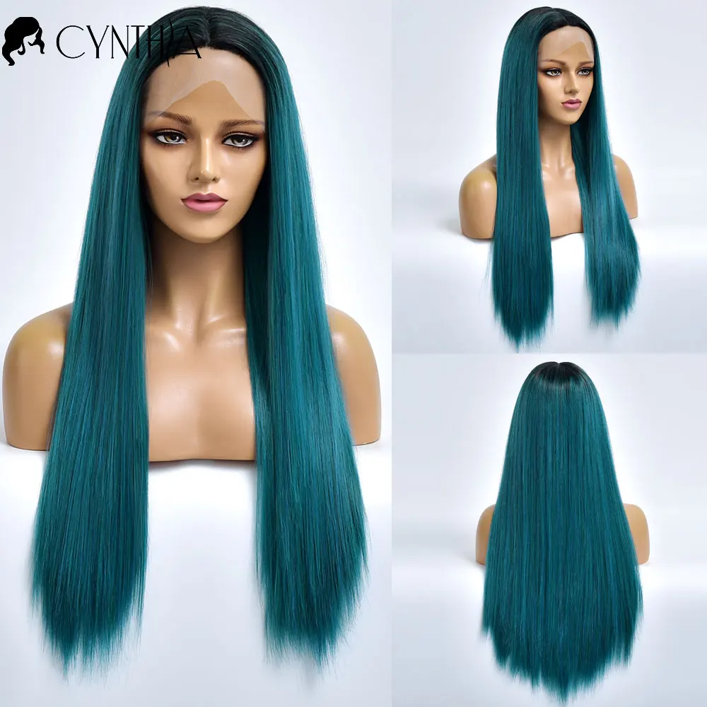 Long Green Silky Stright Synthetic T Part Lace Front Wigs For Black Women Ombre Natural Fiber Female Hair Heat Resistant Wig
Long Green Silky Stright Synthetic T Part Lace Front Wigs For Black Women Ombre Natural Fiber Female Hair Heat Resistant Wig