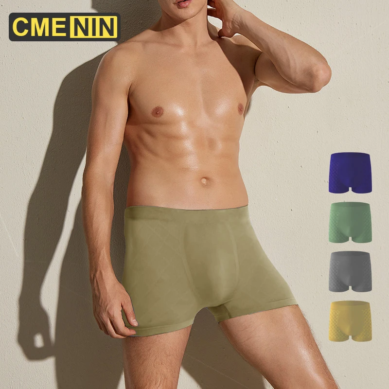 CMENIN Seamless Boxer Men Underwear Boxers Shorts Comfortable Cueca Male Panties Lingeire 4 Color Calzoncillo Masculina CM011
CMENIN Seamless Boxer Men Underwear Boxers Shorts Comfortable Cueca Male Panties Lingeire 4 Color Calzoncillo Masculina CM011