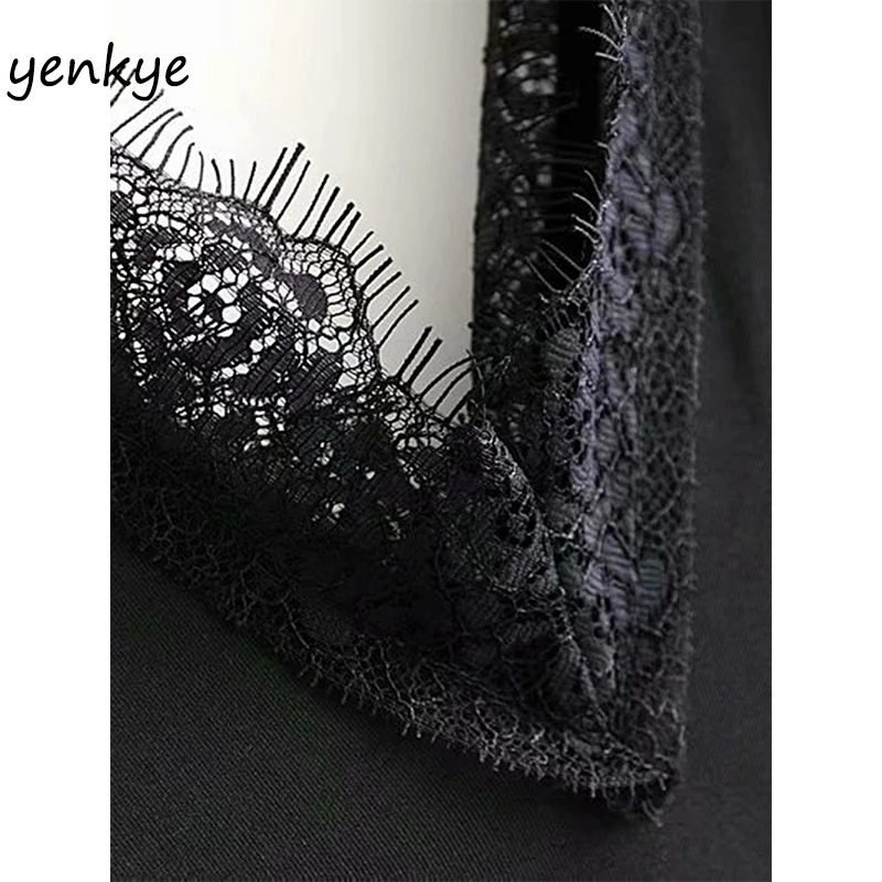 Sexy Lace Trim Vintage Black Bodysuit Women V Neck Long Sleeve Slim Blouse Tops body mujer DJF9029 
Sexy Lace Trim Vintage Black Bodysuit Women V Neck Long Sleeve Slim Blouse Tops body mujer DJF9029