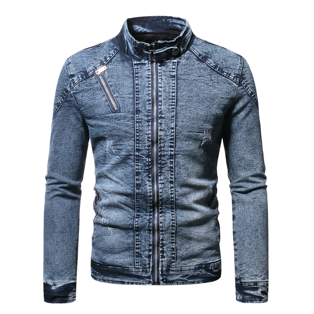 Denim Jacket Men Moto Biker Jean Jacket Autumn Winter Fashion Solid Plus Velvet Stand Collar Mens Denim Jacket Casual Coat Men
Denim Jacket Men Moto Biker Jean Jacket Autumn Winter Fashion Solid Plus Velvet Stand Collar Mens Denim Jacket Casual Coat Men