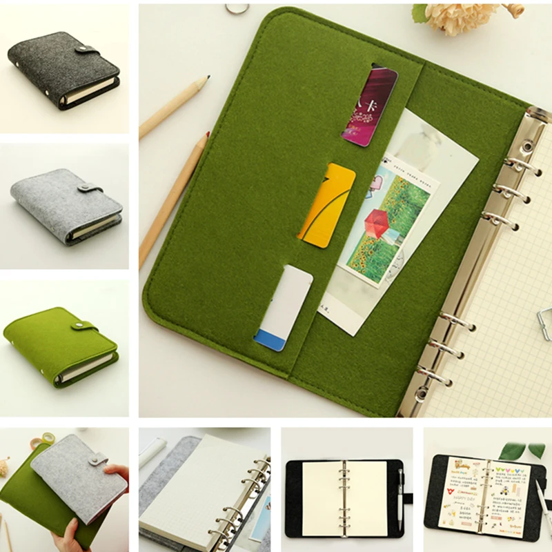 A5 A6 Felt Shell Fabric Notebook Paper Planner Inner Page Ring Binder Stationery Gift Traveler Journal Loose Leaf Notebook
A5 A6 Felt Shell Fabric Notebook Paper Planner Inner Page Ring Binder Stationery Gift Traveler Journal Loose Leaf Notebook