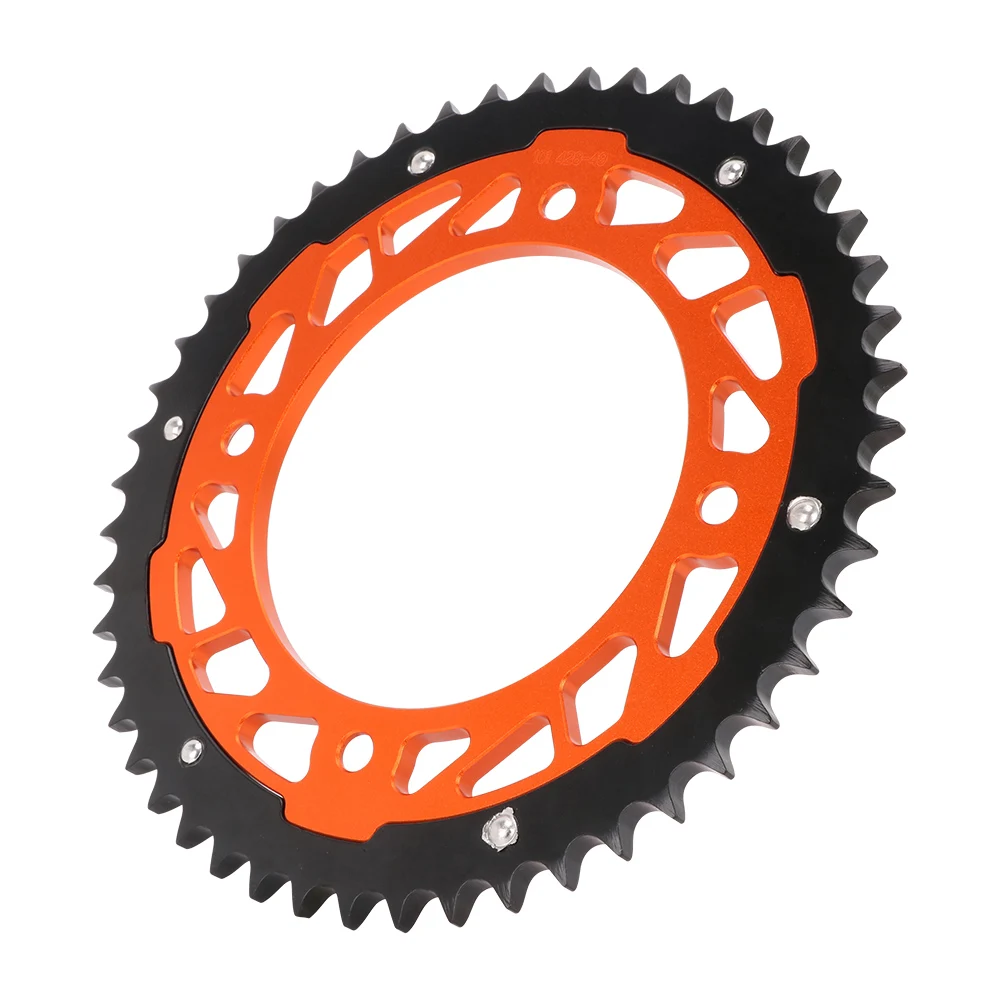 Задняя звездочка цепи для мотоцикла 49T для KTM 85TC 15-21 85SX 04-21 85XC 08-09 105SX 07-11 105XC 08-09
Задняя звездочка цепи для мотоцикла 49T для KTM 85TC 15-21 85SX 04-21 85XC 08-09 105SX 07-11 105XC 08-09