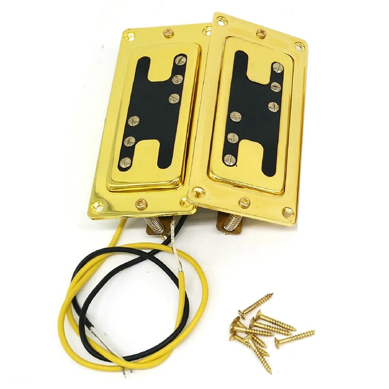 Guitar Pickup Double Coil Humbucker 6 String LP Pickups Neck and Bridge Set Gold 6 Hole
Guitar Pickup Double Coil Humbucker 6 String LP Pickups Neck and Bridge Set Gold 6 Hole