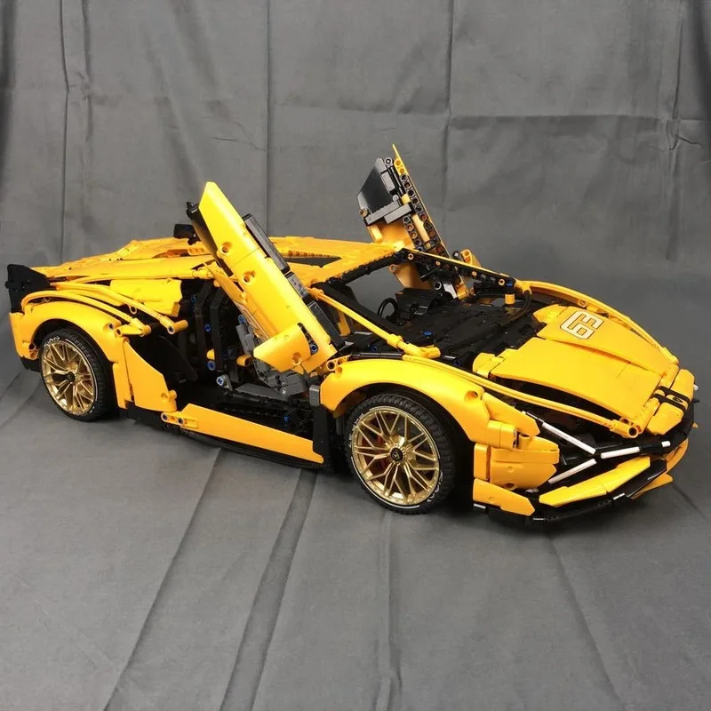 Конструктор Lamborghinis 3738 шт. совместим с автомобилем родстер гоночная модель для