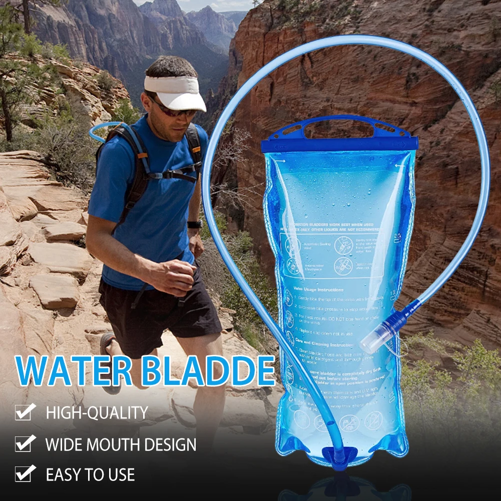 Camping Water Reservoir Bags Bladder Hydration Pack Storage Bag BPA Free 1.5L 2L 3L Running Vest Backpack Hiking | Спорт и