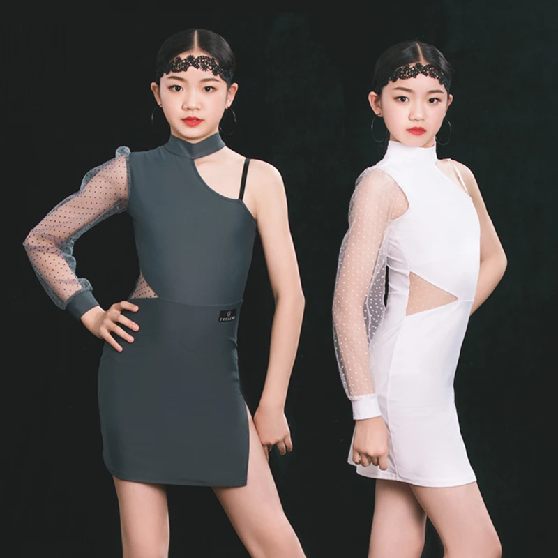 Teenager Latin Dance Dress Mesh One-Sleeve Girls Performance Clothes Samba Flamenco Tango Dancing Competition Costume YS1181
Teenager Latin Dance Dress Mesh One-Sleeve Girls Performance Clothes Samba Flamenco Tango Dancing Competition Costume YS1181