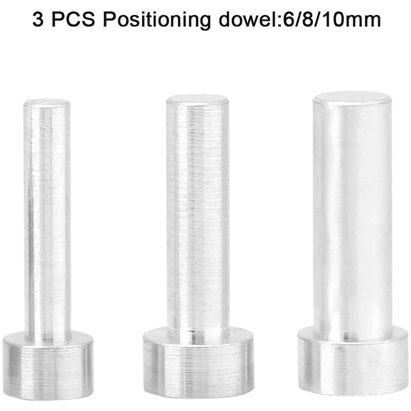 Self-Centering Drill Fixture, 6/8/10mm Wooden Positioning Pin Drilling Guide, Woodworking Positioning Tool
Self-Centering Drill Fixture, 6/8/10mm Wooden Positioning Pin Drilling Guide, Woodworking Positioning Tool