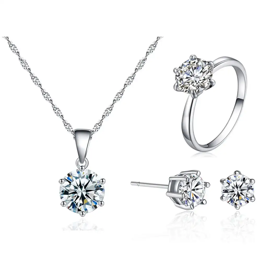 2022 New Luxury Round silver color bride Nail Necklace Ring 3PC Bridal for Women Lady Anniversary Gift Jewelry J5905
2022 New Luxury Round silver color bride Nail Necklace Ring 3PC Bridal for Women Lady Anniversary Gift Jewelry J5905