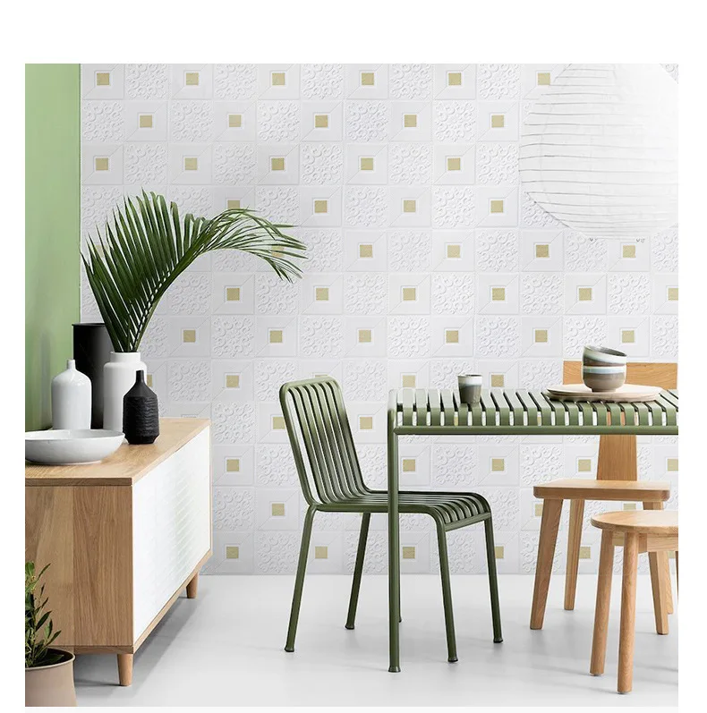 3D Wall Sticker Stereo Ceiling Panel Roof Decor Foam Wallpaper Self-adhesive Waterproof DIY Living Room Decoration TV Background
3D Wall Sticker Stereo Ceiling Panel Roof Decor Foam Wallpaper Self-adhesive Waterproof DIY Living Room Decoration TV Background