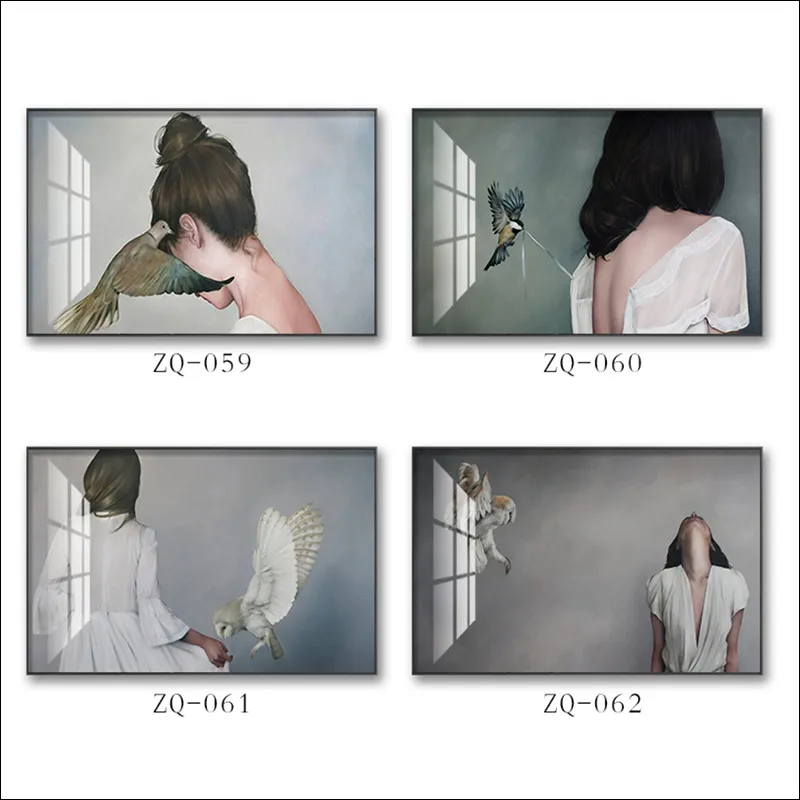 Modern Figure Painting Canvas Large Poster Decorative Wall Art Beauty Printing Waterproof Mural Family Gift 120x60 CM Bird Girl
Modern Figure Painting Canvas Large Poster Decorative Wall Art Beauty Printing Waterproof Mural Family Gift 120x60 CM Bird Girl