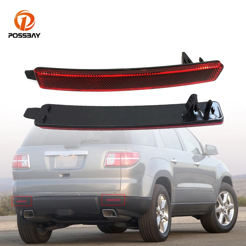 Car Rear Bumper Reflector Light Trim Red Reflective Strips Exterior 25881881 25881882 for Saturn Outlook 2007 2008 2009 2010
Car Rear Bumper Reflector Light Trim Red Reflective Strips Exterior 25881881 25881882 for Saturn Outlook 2007 2008 2009 2010