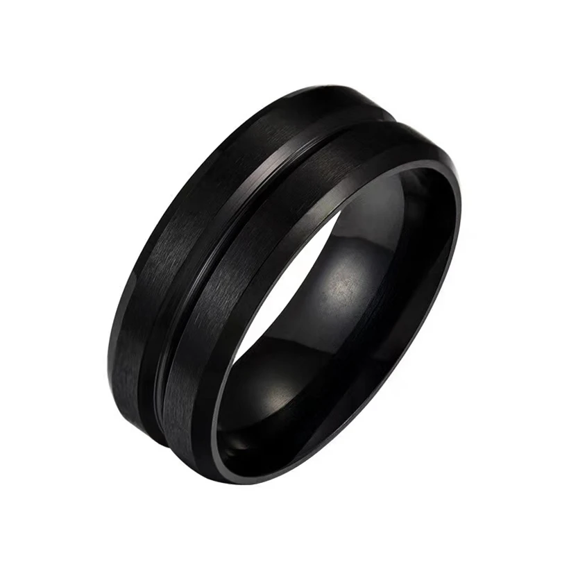 Simple Punk Retro Black Silver Stainless Steel Men Rings for Women Couple Lover Boy Girlfriend Jewelry Creativity Gift Wholesale
Simple Punk Retro Black Silver Stainless Steel Men Rings for Women Couple Lover Boy Girlfriend Jewelry Creativity Gift Wholesale