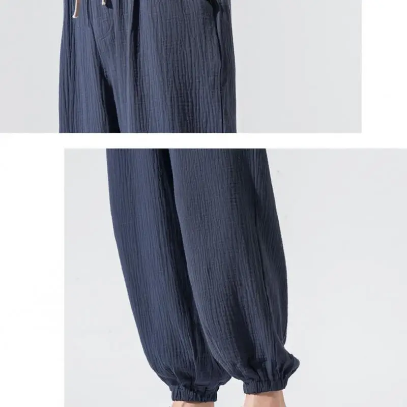 M-5XL Drawstring Waist Plus Size Men Men Hip Hop Summer Light Weight Trousers Mens Fashion Japanese Streetwear Cuffed Pants
M-5XL Drawstring Waist Plus Size Men Men Hip Hop Summer Light Weight Trousers Mens Fashion Japanese Streetwear Cuffed Pants
