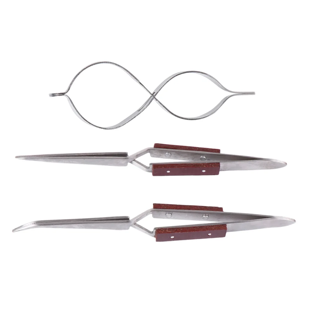3PCS/Set Soldering Tweezers Soldering Clamp Cross Lock Tweezers Jewelry Process Tool (Silver Coffee)
3PCS/Set Soldering Tweezers Soldering Clamp Cross Lock Tweezers Jewelry Process Tool (Silver Coffee)