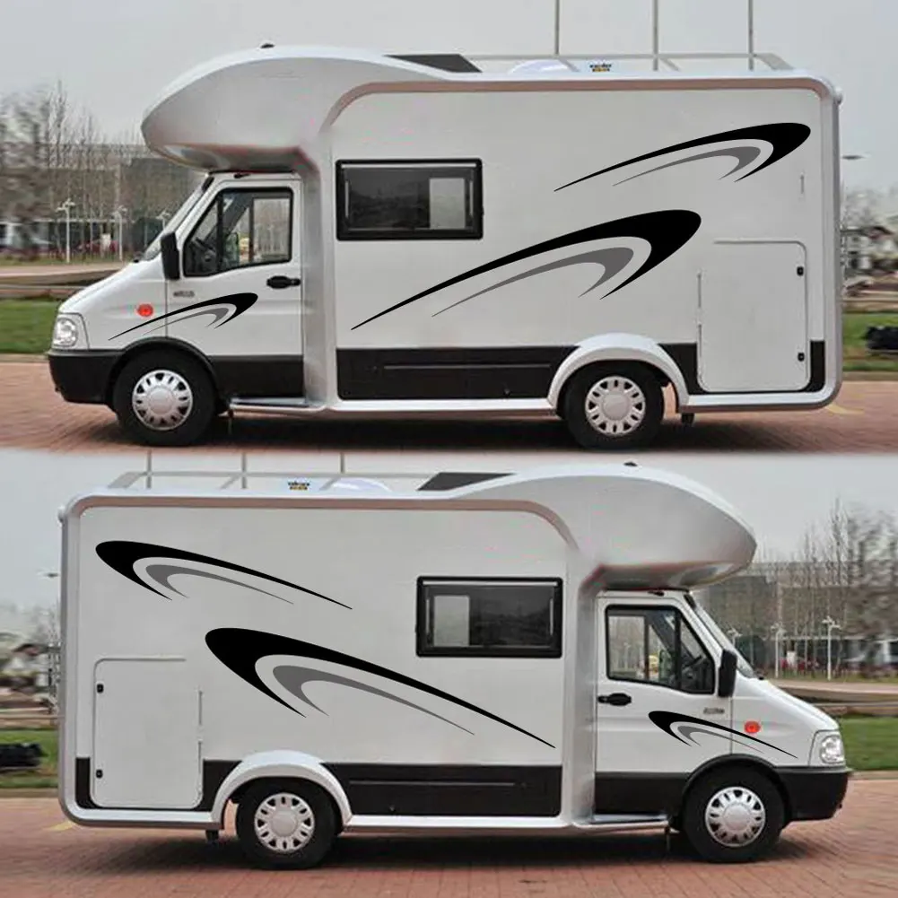 New RV Stripe Decoration Body Sticker Scratch Sticker Personality Modification Vinyl Decal Camper Caravan Door Pane Deca D-1202
New RV Stripe Decoration Body Sticker Scratch Sticker Personality Modification Vinyl Decal Camper Caravan Door Pane Deca D-1202
