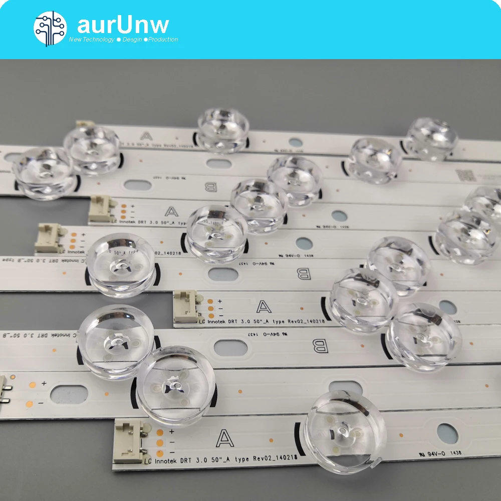 10pcs LED strip for LG INNOTEK DRT 3.0 50" A/B 6916L-1978A 6916L-1779A 6916L-1982A 6916L-1983A 50LB5610 50LB650V 50LB653V
10pcs LED strip for LG INNOTEK DRT 3.0 50" A/B 6916L-1978A 6916L-1779A 6916L-1982A 6916L-1983A 50LB5610 50LB650V 50LB653V