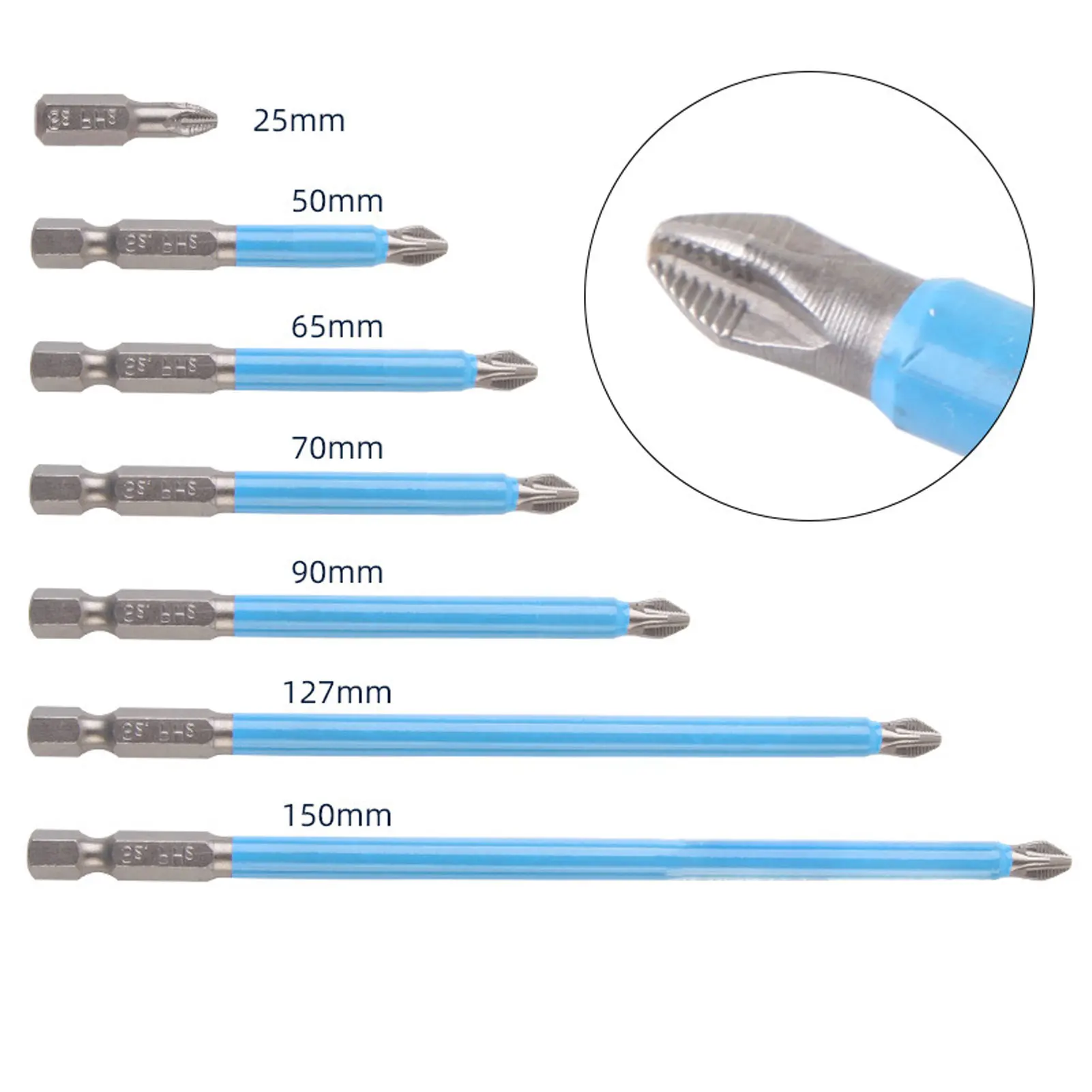 10Pcs 1/4 Inch Hexagonal Shank Anti-slip Tool Steel Phillips Electric Screwdriver Bits Single Phillips/Cross Head Power Tool
10Pcs 1/4 Inch Hexagonal Shank Anti-slip Tool Steel Phillips Electric Screwdriver Bits Single Phillips/Cross Head Power Tool