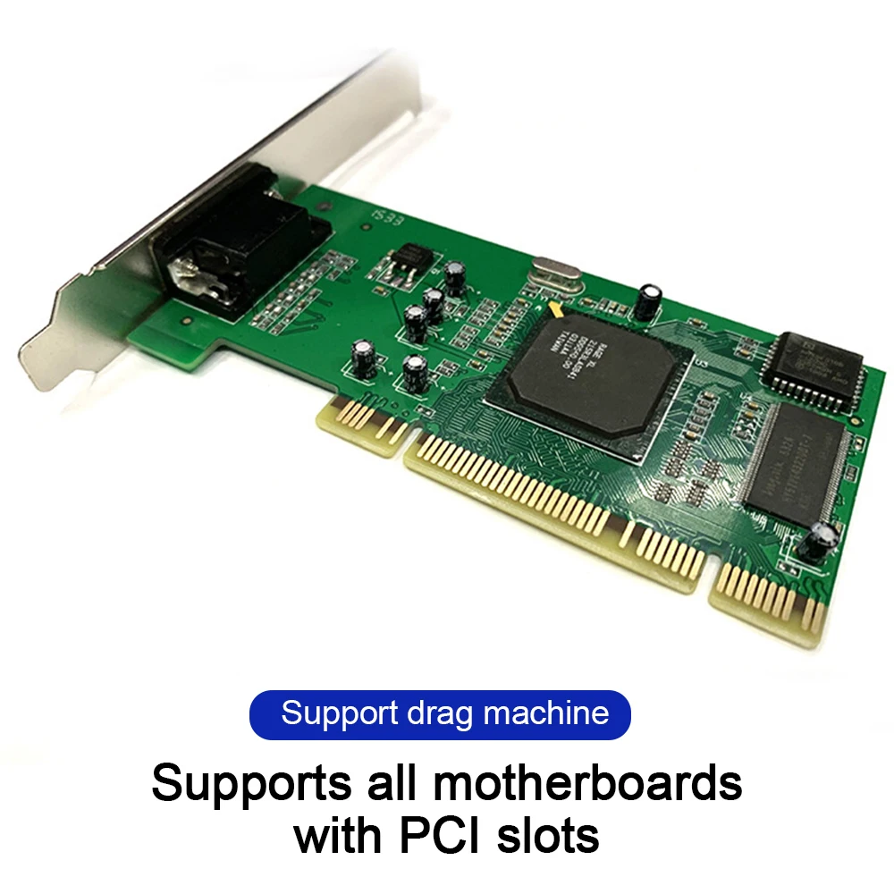 PCI видеокарта ATI Rage XL 8 Мб 32 бит мультидисплей VGA SDRAM видеотрактор карта для ПК