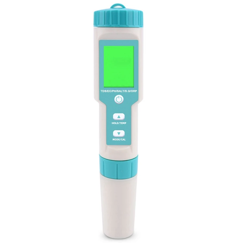 7 in 1 PH/TDS/EC/ORP/Salinity /S.G/Temperature Meter Water Quality Monitor Tester Drinking Water, Aquariums PH Meter
7 in 1 PH/TDS/EC/ORP/Salinity /S.G/Temperature Meter Water Quality Monitor Tester Drinking Water, Aquariums PH Meter