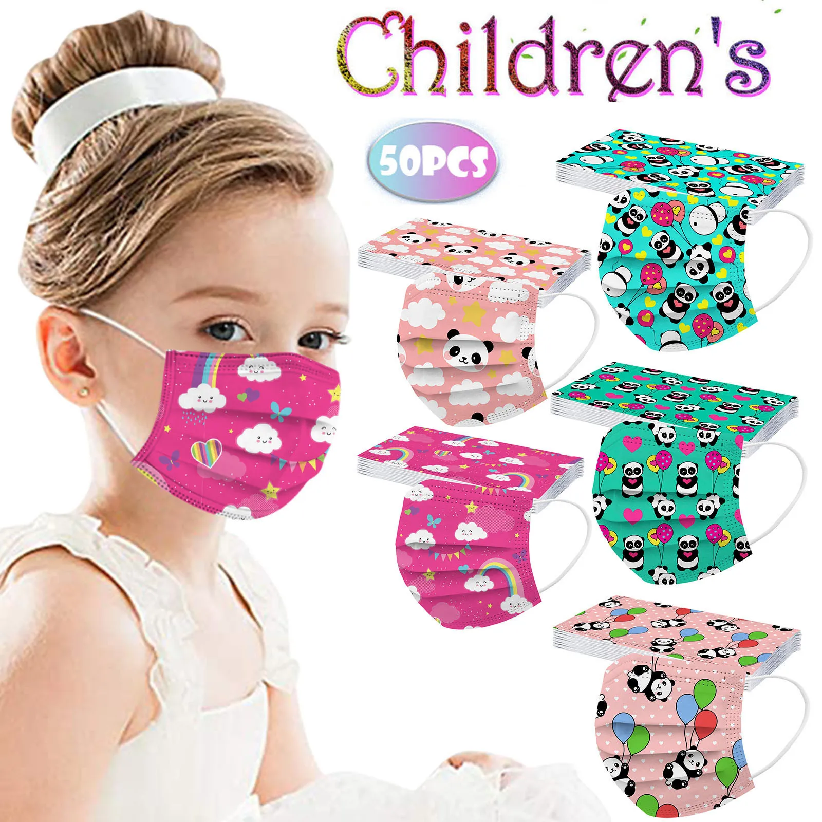 50PC Child Disposable Mask Children Kids Cartoon Print Design 3-layers Mouth Mask Cover Halloween Cosplay Mascsrill
50PC Child Disposable Mask Children Kids Cartoon Print Design 3-layers Mouth Mask Cover Halloween Cosplay Mascsrill