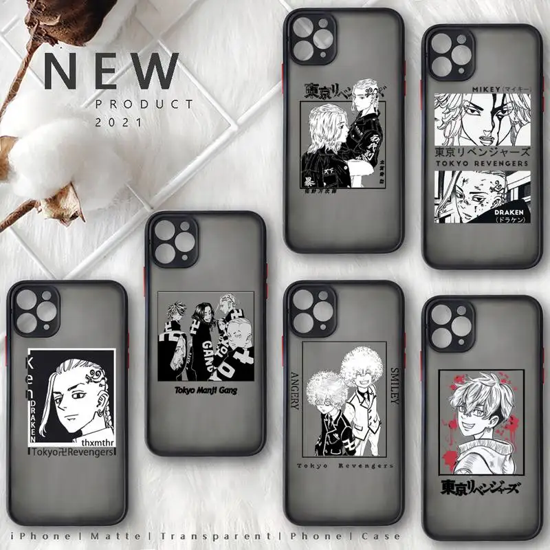 Mikey Tokyo Avengers Revengers Phone Case matte transparent For iphone 7 8 11 12 plus mini x xs xr pro max cover
Mikey Tokyo Avengers Revengers Phone Case matte transparent For iphone 7 8 11 12 plus mini x xs xr pro max cover