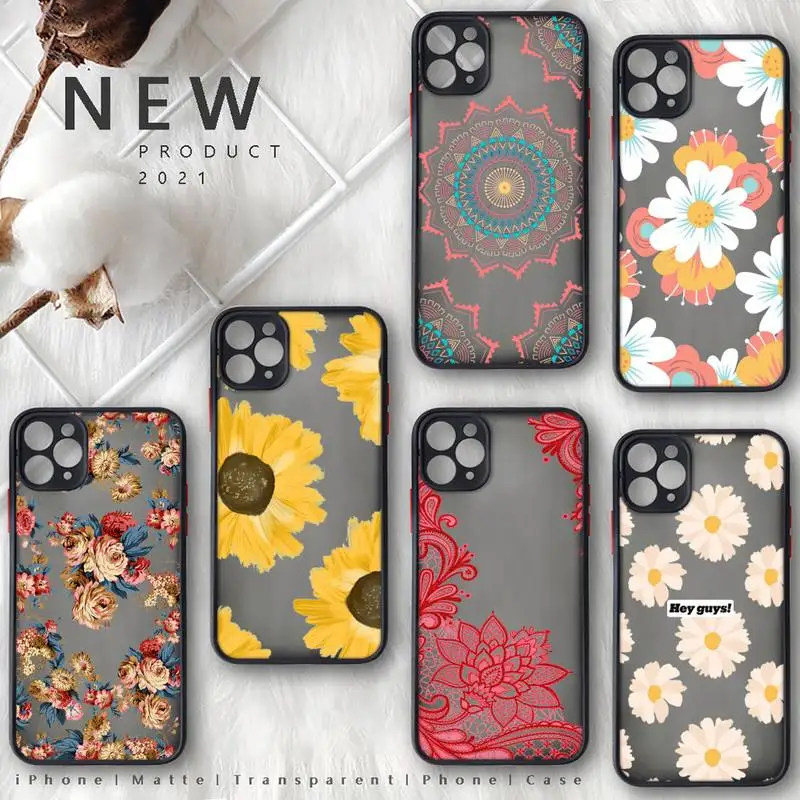 Cute cartoon daisy flower Phone Case For iphone 13 12 11 8 7 plus mini x xs xr pro max matte transparent cover
Cute cartoon daisy flower Phone Case For iphone 13 12 11 8 7 plus mini x xs xr pro max matte transparent cover