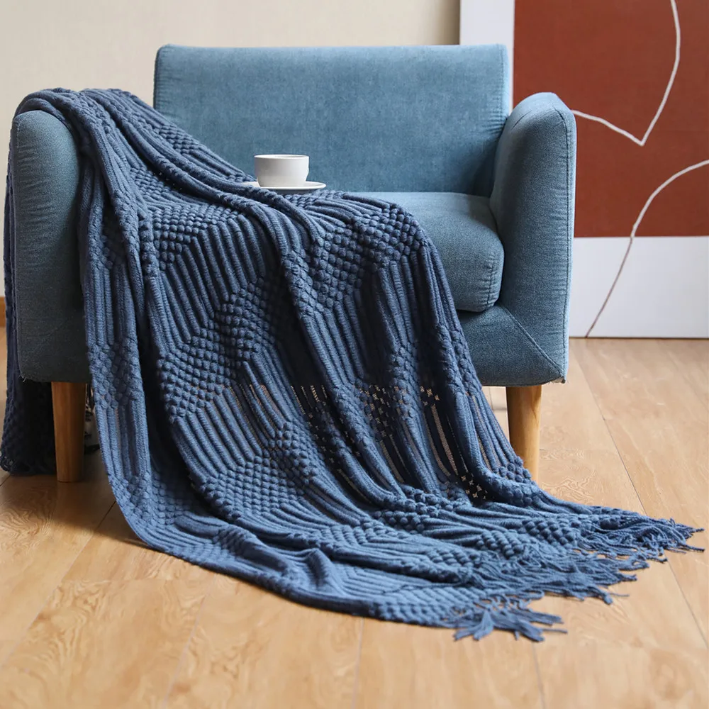 Blanket with Tassels Warm Knitted Blankets on Beds Solid Color for Baby Soft Sofa Throw Travel TV Nap Summer Jacquard Blankets
Blanket with Tassels Warm Knitted Blankets on Beds Solid Color for Baby Soft Sofa Throw Travel TV Nap Summer Jacquard Blankets