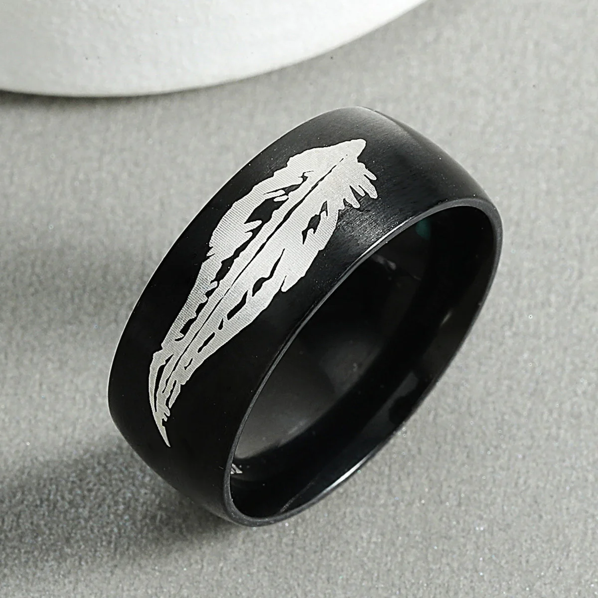 8mm LOL Game Lover's Ring Rakan and Xayah Couple Rings Titanium SteelStainless Steel Feather Ring Valentine's Day Gift Ri
8mm LOL Game Lover's Ring Rakan and Xayah Couple Rings Titanium SteelStainless Steel Feather Ring Valentine's Day Gift Ri
