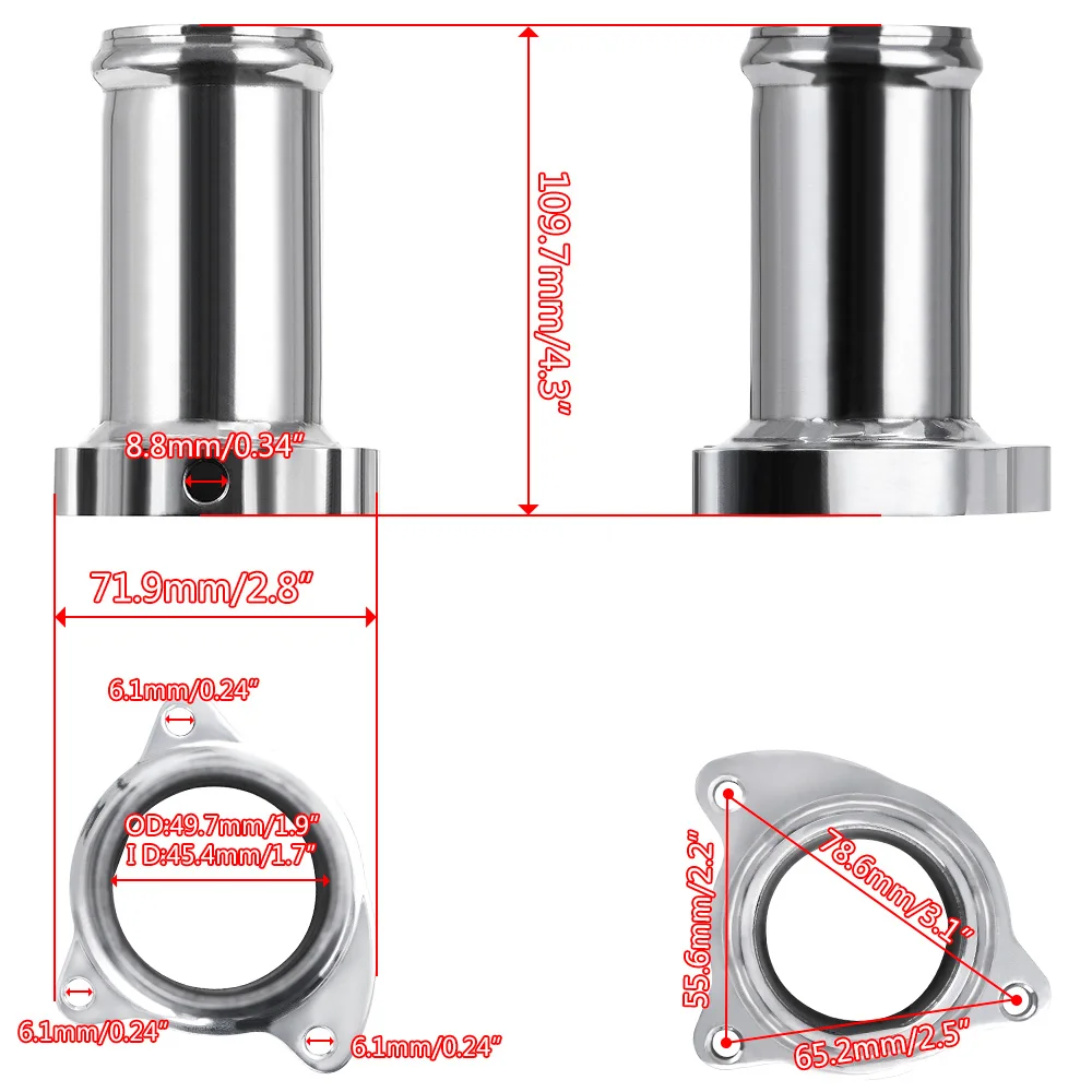 2 inch 50mm EGR Delete kit Valve Replacement Pipe For 1.9 8v TDI VE 90 / 110 and PD100 / PD115 Diesel Delete kit VR-EGR01
2 inch 50mm EGR Delete kit Valve Replacement Pipe For 1.9 8v TDI VE 90 / 110 and PD100 / PD115 Diesel Delete kit VR-EGR01