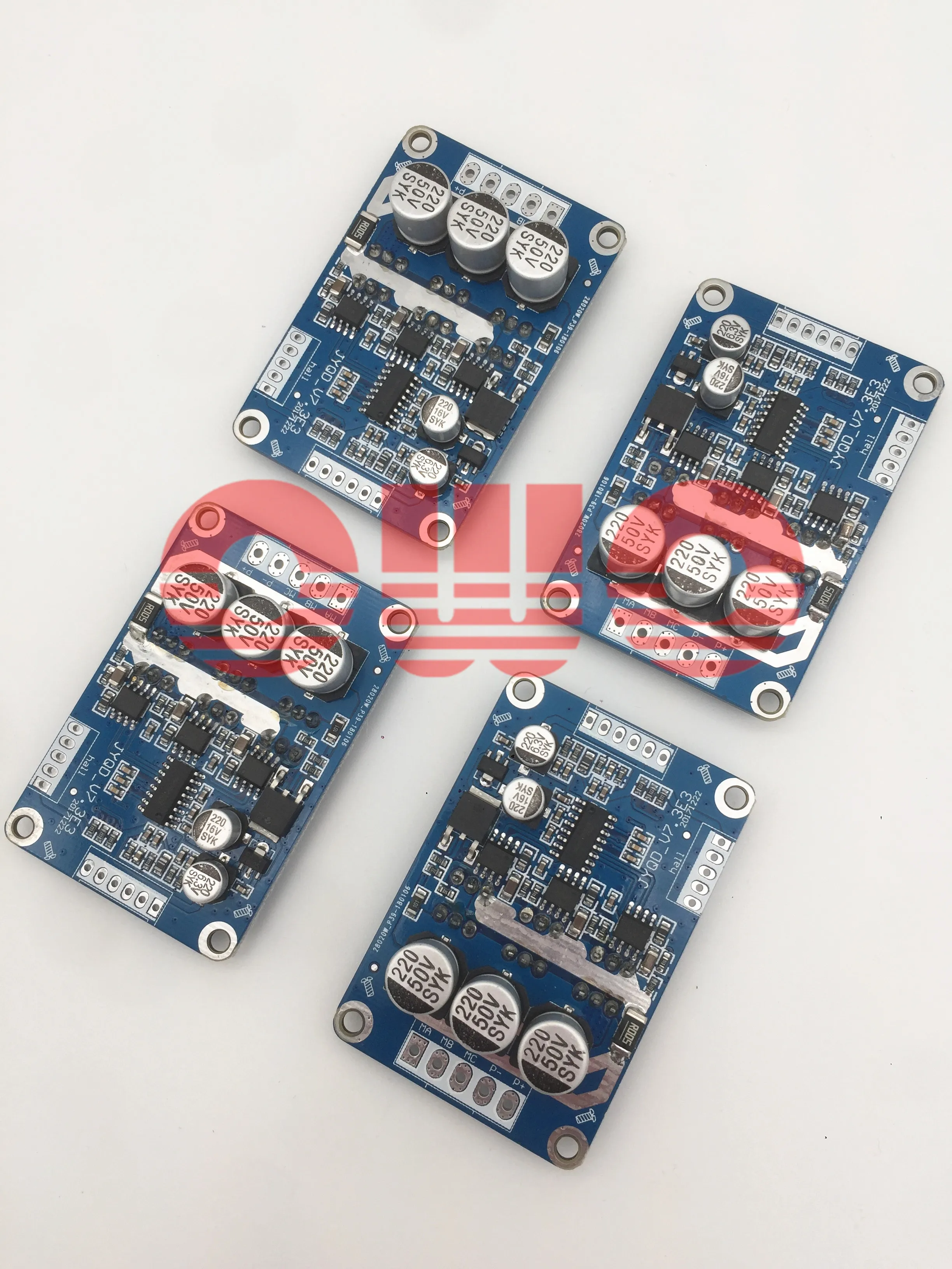 4 pieces Original JUYI Tech JYQD-V7.3E3 bldc motor driver board for Hall sensor brushless DC motor
4 pieces Original JUYI Tech JYQD-V7.3E3 bldc motor driver board for Hall sensor brushless DC motor