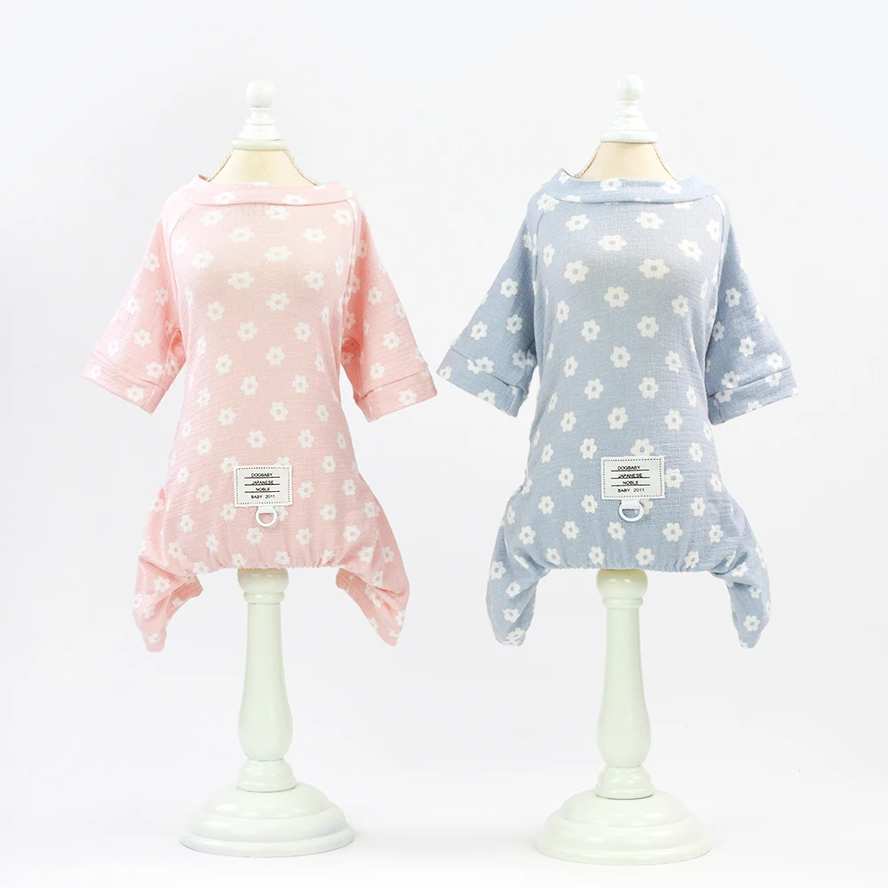 Soft Cotton Dog Pajamas Small Dogs Puppy Cats Jumpsuit Coat With Small Daisy Pattern Pet Apparel Free Ship Drop Ship
Soft Cotton Dog Pajamas Small Dogs Puppy Cats Jumpsuit Coat With Small Daisy Pattern Pet Apparel Free Ship Drop Ship
