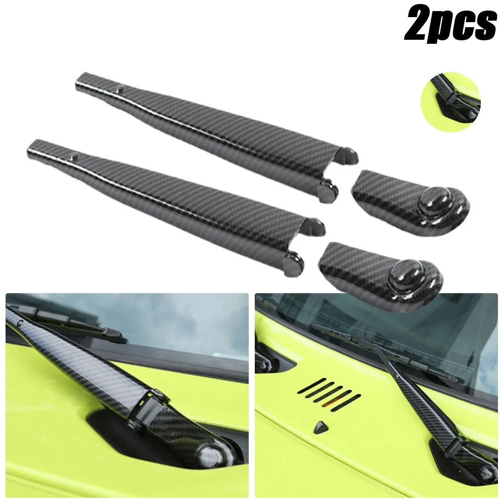 4pieces/1set Rain Wiper Trim Front Rain Snow Wiper Trim ABS Carbon Fiber For 19-2021 Suzuki Jimny LHD Decorate Your Car
4pieces/1set Rain Wiper Trim Front Rain Snow Wiper Trim ABS Carbon Fiber For 19-2021 Suzuki Jimny LHD Decorate Your Car