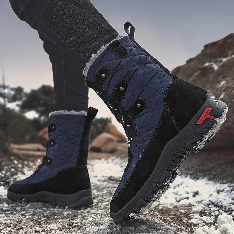 Winter Men Snow Boots Super Warm Men Hiking Boots High Quality Waterproof Leather Men's Boots Outdoor Sneakers Work Shoes 
Winter Men Snow Boots Super Warm Men Hiking Boots High Quality Waterproof Leather Men's Boots Outdoor Sneakers Work Shoes